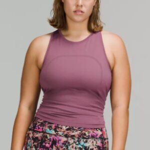 Lululemon Swiftly Tech High-Neck Tank Top 2.0 *Race Length Vintage Plum Sz 8